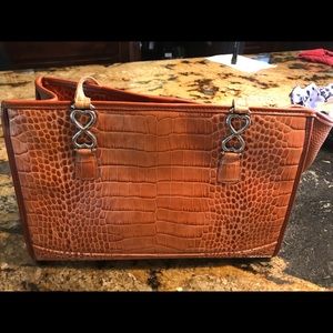 Brighton crocodile skin purse limited edition.